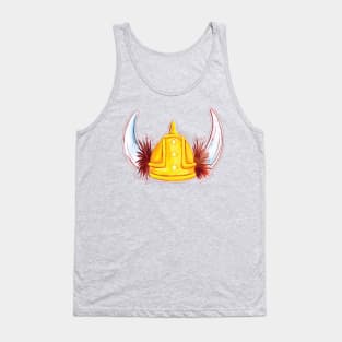 Viking helmet in watercolor style Tank Top